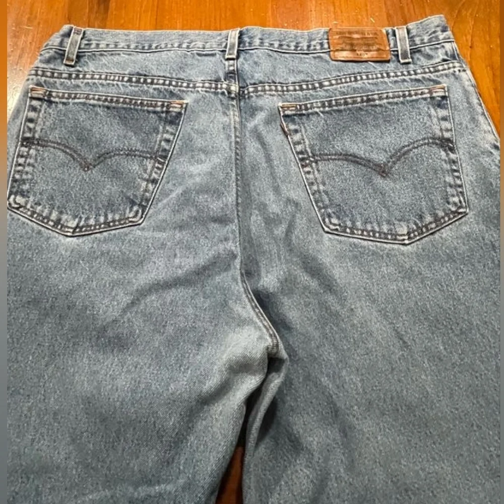 Levi's Vintage Mens Light Blue 100% Cotton Relaxed Fit Jeans Size 44 X 32 540 90